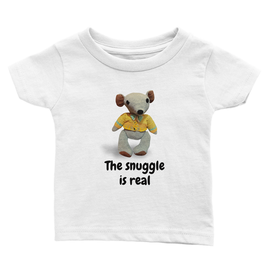 The snuggle is real Baby T-shirt Little Bear