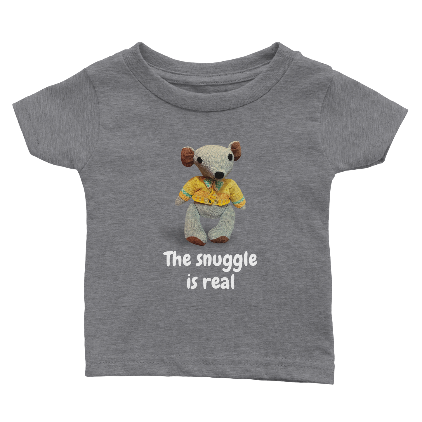 The snuggle is real Baby T-shirt Little Bear