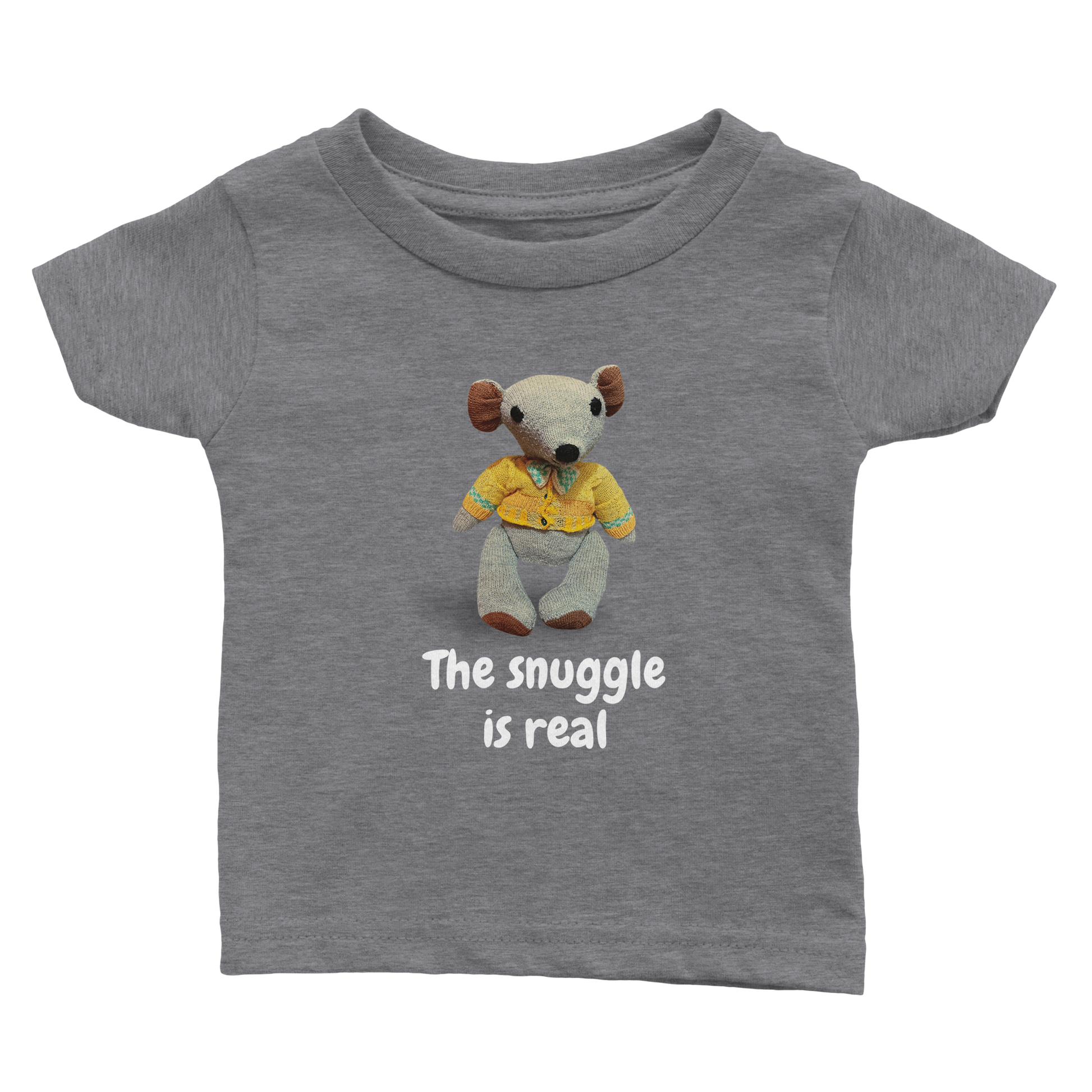 The snuggle is real Baby T-shirt Little Bear