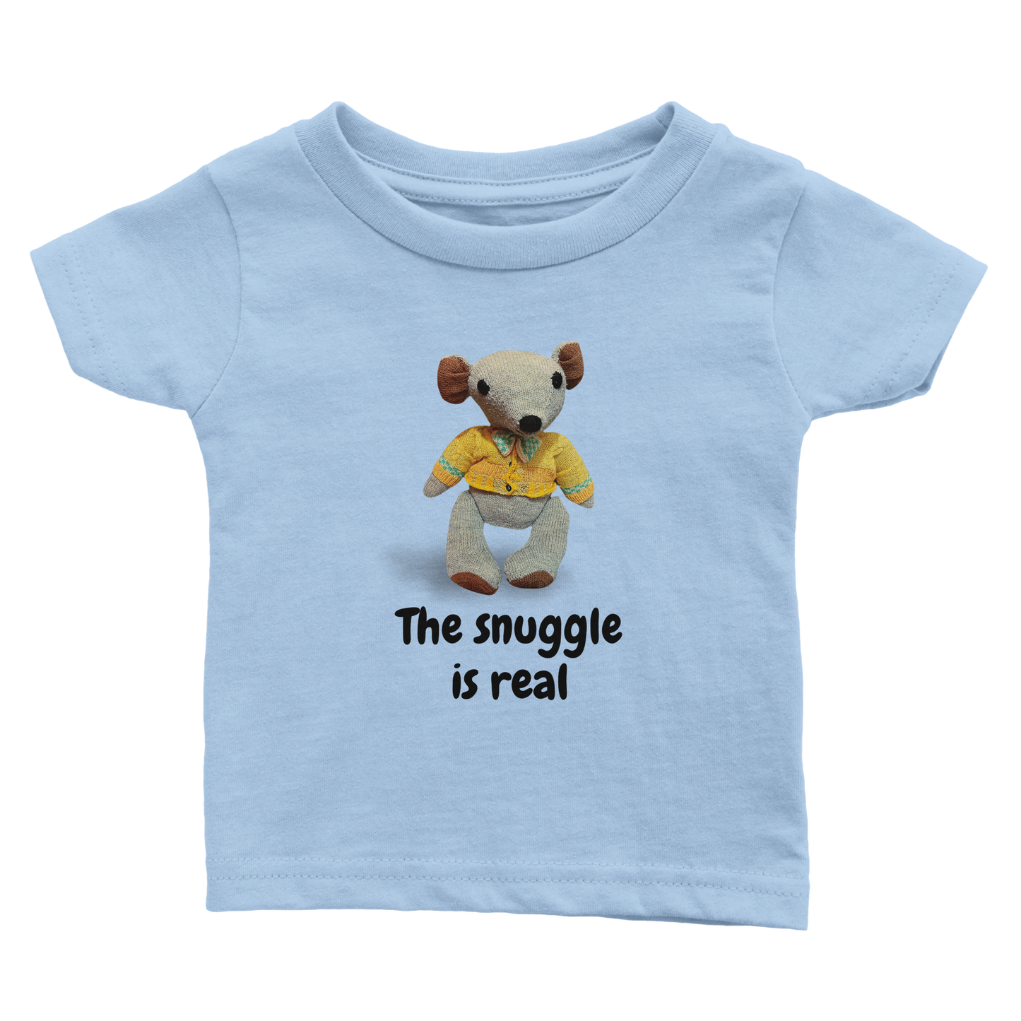 The snuggle is real Baby T-shirt Little Bear