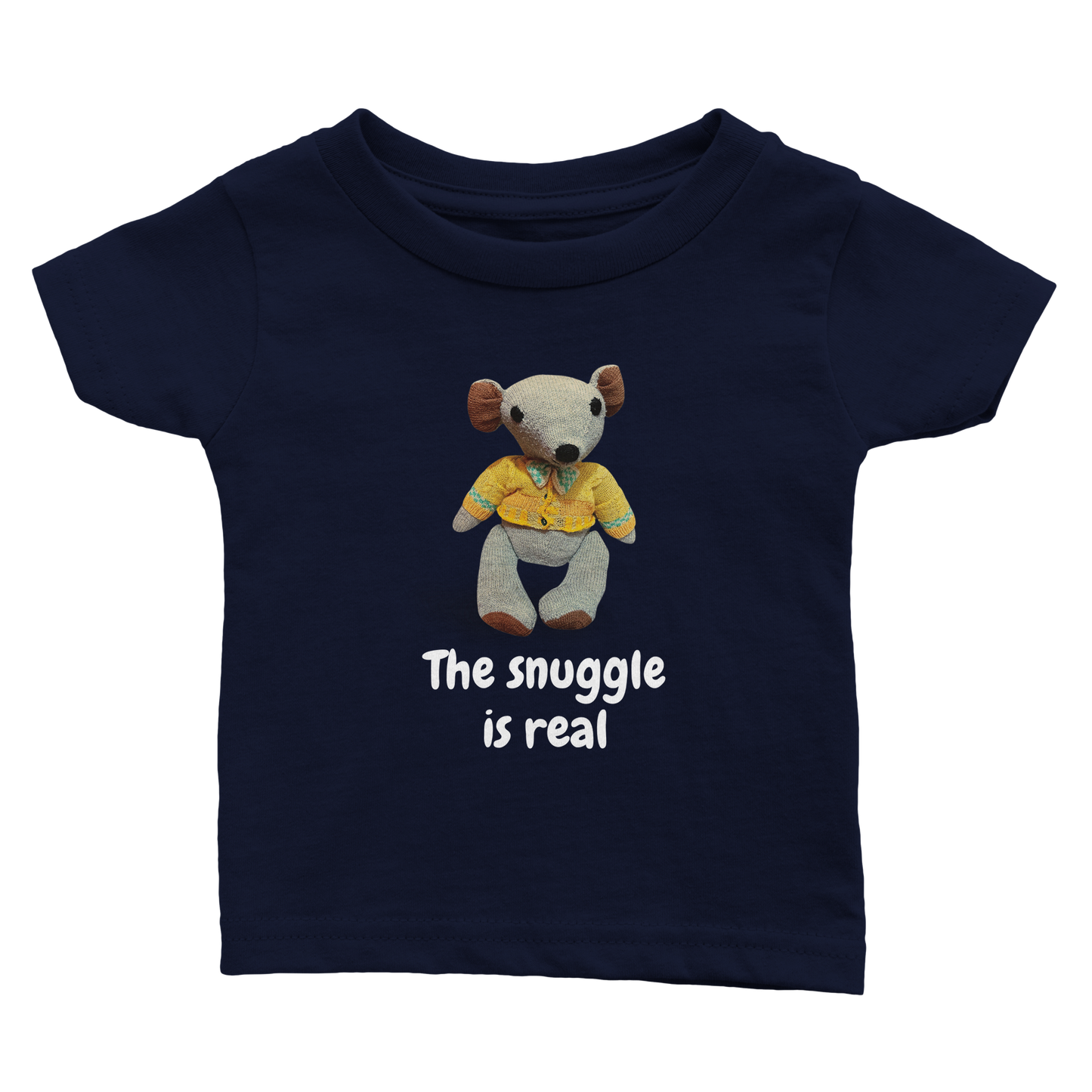 The snuggle is real Baby T-shirt Little Bear