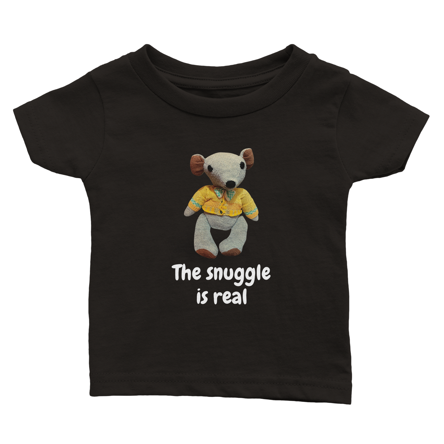 The snuggle is real Baby T-shirt Little Bear