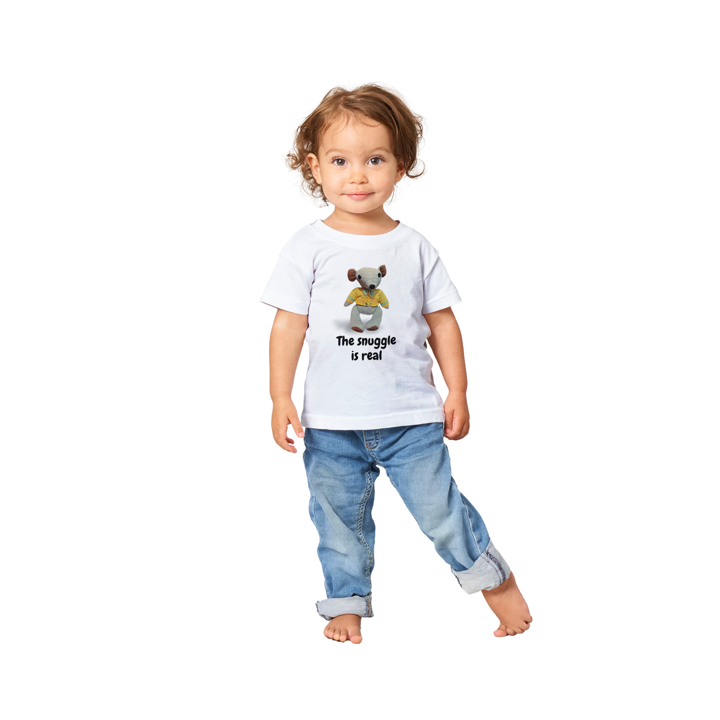 The snuggle is real Baby T-shirt Little Bear