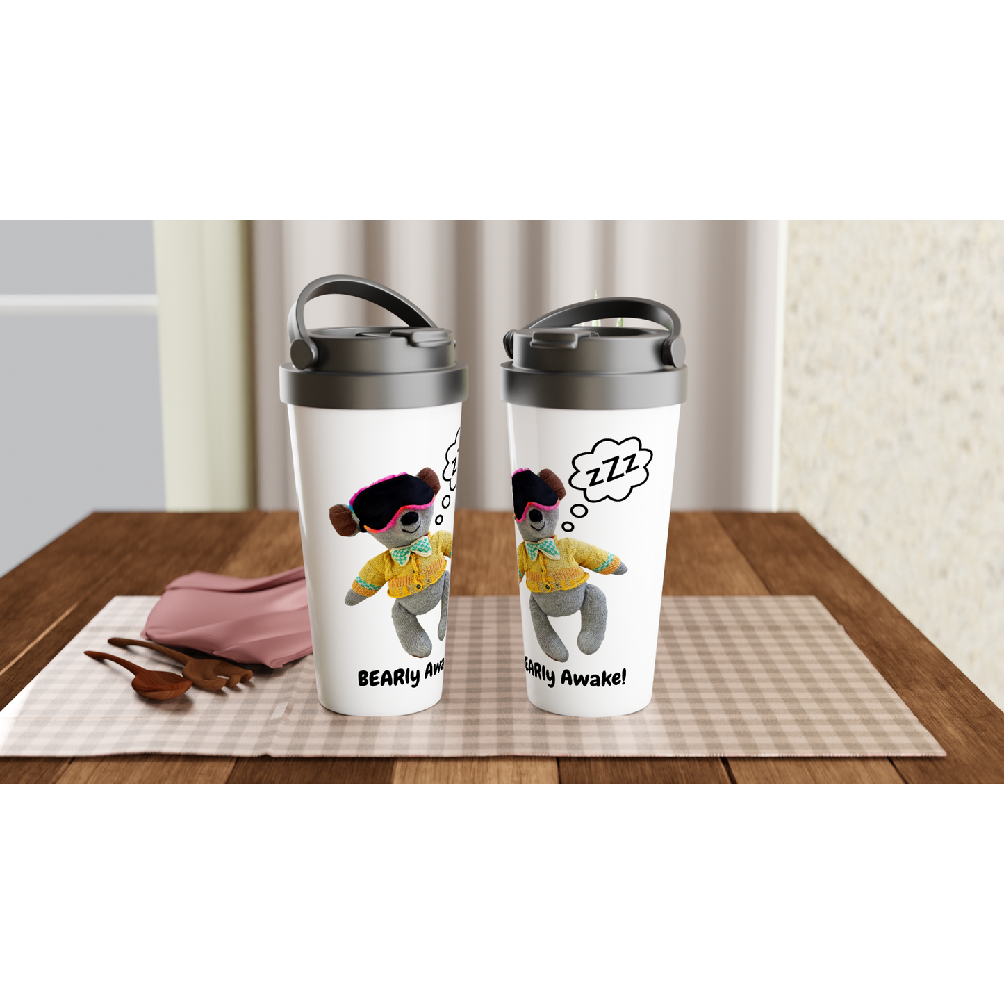 Bearly Awake Travel Mug Little Bear